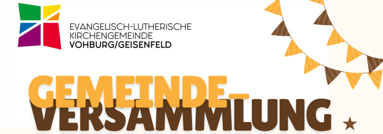 Banner Gemeindeversammlung