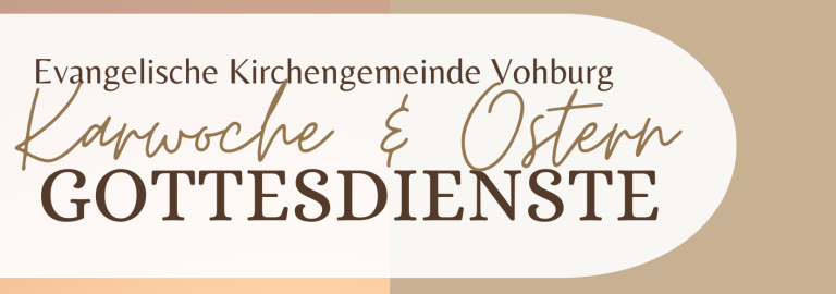 Banner Karwoche Ostern