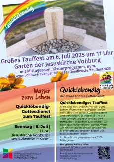 Plakat Tauffest