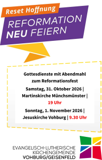 Reformationsfest Plakat