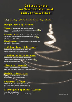 Gottesdienstplakat 2025