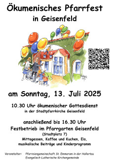 Plakat Pfarrfest