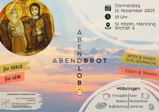 Plakat Abendlob