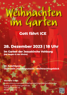 Plakat Gartenweihnacht 2025