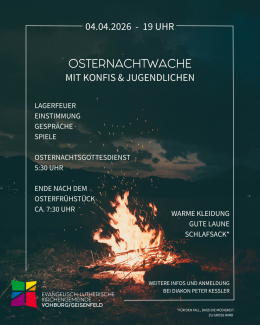 Plakat Osternachtwache