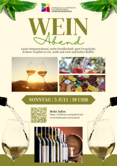 Plakat Weinabend