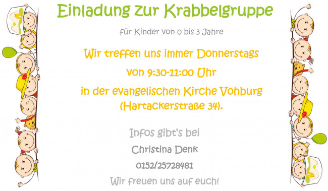 Flyer Krabbelgruppe