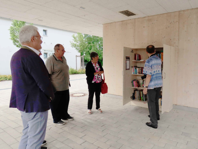 Einweihung Bücherschrank