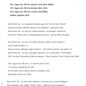 Segenslied
